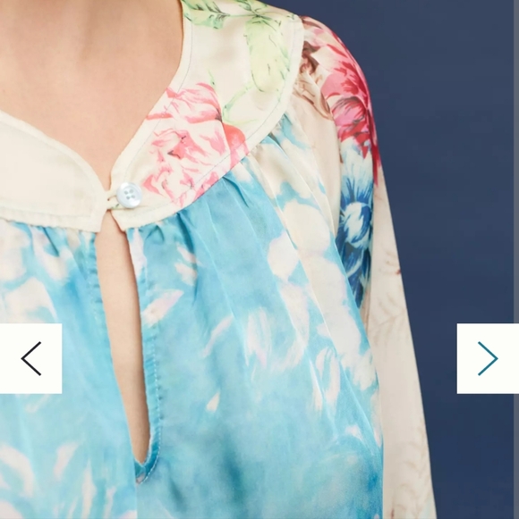 Anthropologie Enchanted Peasant Top. - Picture 4 of 14
